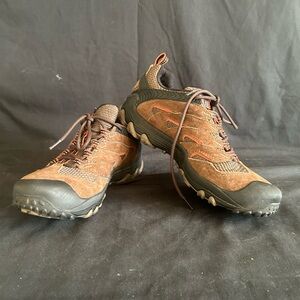 Merrell Brown and Black Hiking Shoes
